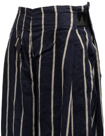 Pantaloni Kapital cropped blu navy a strisce pantaloni donna prezzo