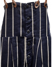 Kapital navy blue striped dungarees price