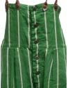 Kapital green striped dungarees K1905OP191 GREEN price