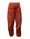 Pantaloni Kapital rossi con fibbia acquista online K1904LP130 RED
