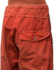 Kapital red trousers with buckle buy online price