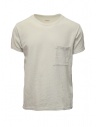 Kapital cream t-shirt with small pocket buy online EK-442 IVORY