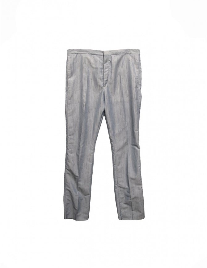Carol Christian Poell light gray trousers PM/2104 STRI mens trousers online shopping
