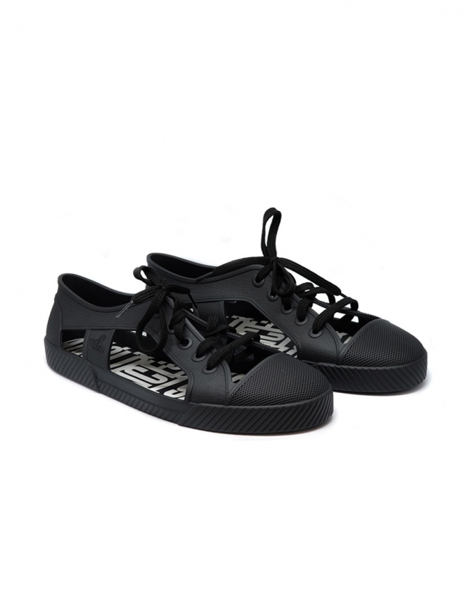 Melissa + Vivienne Westwood Anglomania black sneaker for man 32354-01003 BLK MAN