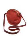 Guidi CRB00 crossbody round bag in red horse leather shop online bags