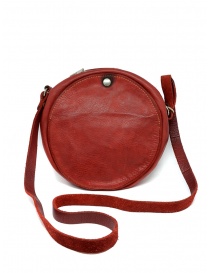 Guidi CRB00 crossbody round bag in red horse leather price