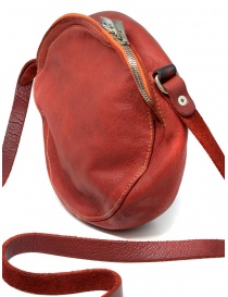 Guidi CRB00 crossbody round bag in red horse leather bags buy online