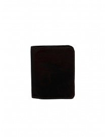 Guidi C8 small wallet in black kangaroo leather