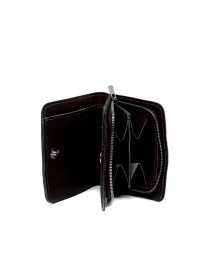 Wallets online: Guidi C8 small wallet in black kangaroo leather