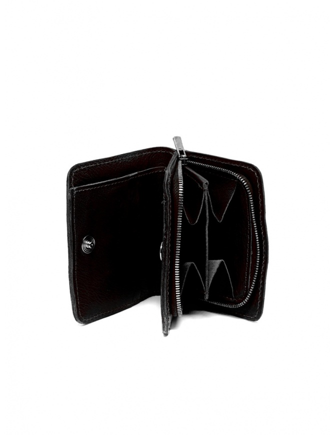 Guidi C8 portafoglio piccolo in pelle nera di canguro C8 KANGAROO FULL GRAIN BLKT portafogli online shopping