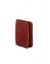 Guidi C8 1006T portafoglio piccolo rosso in pelle di canguroshop online portafogli