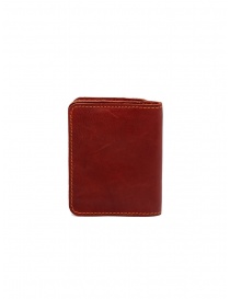Guidi C8 1006T portafoglio piccolo rosso in pelle di canguro portafogli acquista online