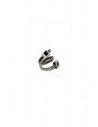 Anello Guidi a spirale in argento con quadrati acquista online G-AN07 SILVER 925 BLKT