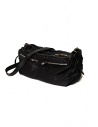 Guidi SP06 expandable black bag in nylon and horse leather SP06 SOFT HORSE FG+NYLON BLKT price