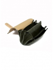 Delle Cose beige and khaki calf leather wallet price