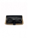 Portafoglio Delle Cose in pelle di vitello color nero e beige acquista online 82 BABYCALF VARN.BLK