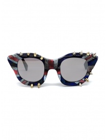 Occhiali da sole Kuboraum Maske U10 God save the Queen U10 45-24 BM GQ Bsilver