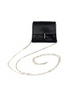 M.A+ small black leather wallet necklace buy online A-B7201 VA 1.0 BLACK