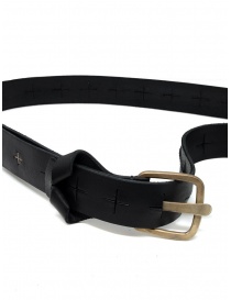 M.A+ black belt with turn-up and perforated crosses