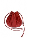 M.A+ shell handbag in red leather with laces B703 buy online B703 MAVA 1.0 HIGH RISK RED