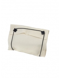 Borsetta B703 M.A+ a conchiglia in pelle nera con lacci acquista online prezzo