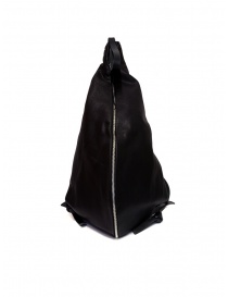 M.A+ triangle backpack in black leather BS300 SY 1.0 BLACK