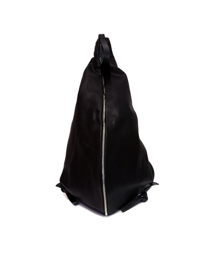 M.A+ triangle backpack in black leather BS300 SY 1.0 BLACK bags online shopping