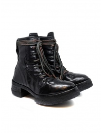 Carol Christian Poell AF/0906 black combat boots with laces AF/0906-IN CORS-PTC/010