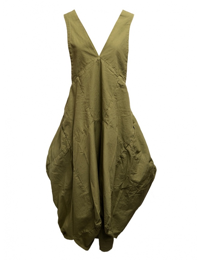 Abito Kapital cachi con gonna a sbuffo K1904OP084 KHAKI abiti donna online shopping