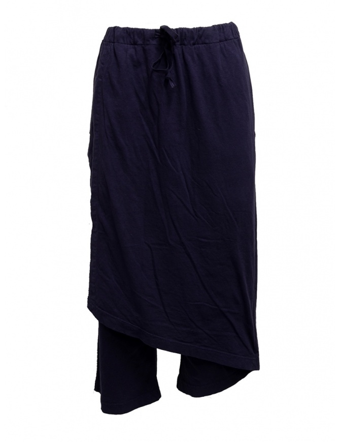 Kapital soft cotton navy trousers EK-745 PURPLE-NAVY womens trousers online shopping