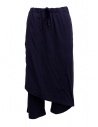 Pantaloni Kapital in morbido cotone blu navy acquista online EK-745 PURPLE-NAVY