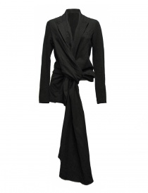 Giacca Marc Le Bihan nera annodata 2200 BLACK