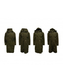 Kapital khaki coat with multiple closures buy online