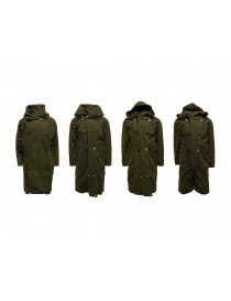 Kapital khaki coat with multiple closures