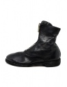 Black leather ankle boots 210 Guidi shop online womens shoes