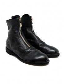 Black leather ankle boots 210 Guidi 210 SOFT HORSE FULL GRAIN BLKT