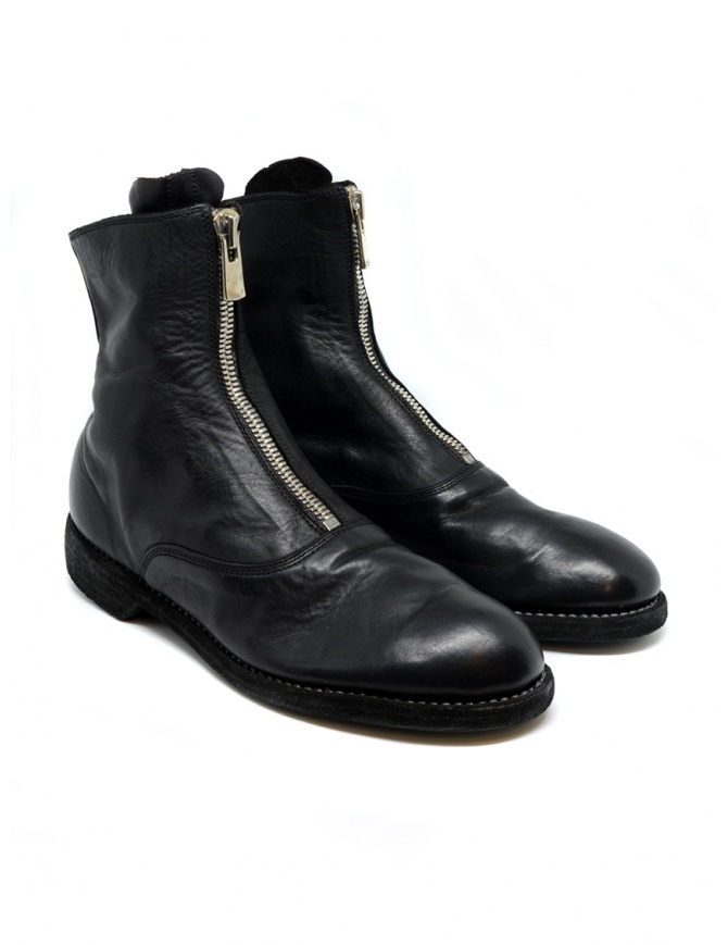 Stivaletto Guidi 210 in pelle nera 210 SOFT HORSE FULL GRAIN BLKT calzature donna online shopping