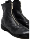 Black leather ankle boots 210 Guidi 210 SOFT HORSE FULL GRAIN BLKT buy online