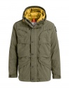 Parajumpers giaccone Alpha verde militare e giallo acquista online PMJCKTP01 MILITARY 759