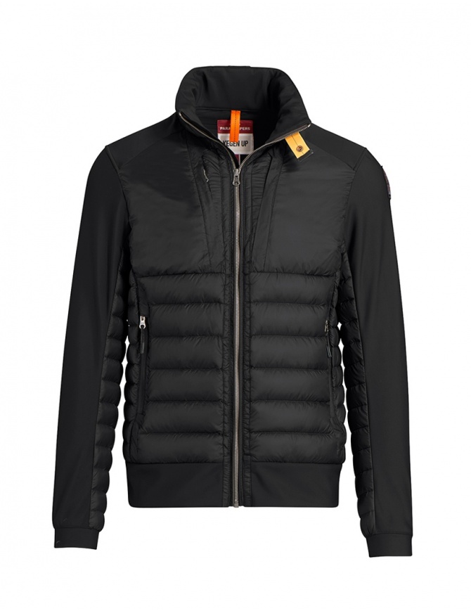 Parajumpers Shiki jacket with smooth sleeves black PMJCKKU01 SHIKI BLACK 541 mens jackets online shopping