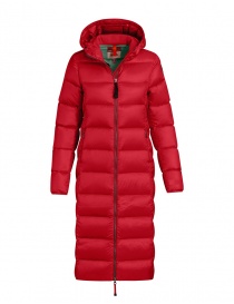 Parajumpers Leah Pomodoro piumino lungo donna PMJCKSX33 LEAH TOMATO 722