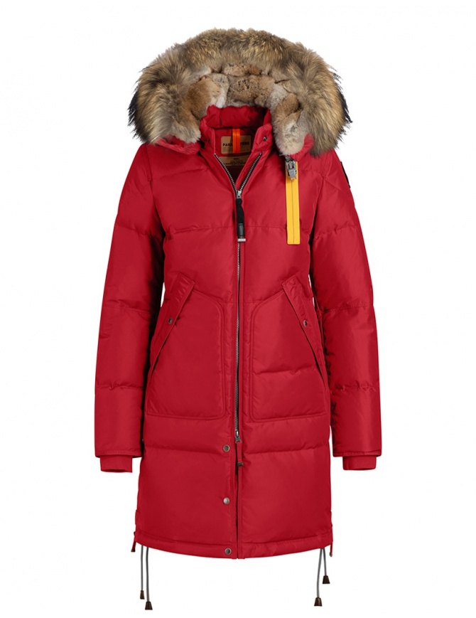 Buik nep Consumeren Parajumpers Long Bear scarlet jacket for women