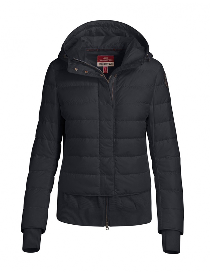 Parajumpers piumino Oceanis con inserti in lana nero PWKNIKN36 OCEANIS 411 PENCIL giubbini donna online shopping