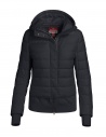 Parajumpers Oceanis black puffer jacket with wool inserts buy online PWKNIKN36 OCEANIS 411 PENCIL