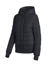 Parajumpers Oceanis black puffer jacket with wool inserts buy online