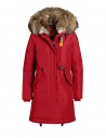 Parajumpers parka Tank rosso con cappuccio acquista online PWJCKMA37 TANK SCARLET 723
