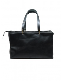 M.A+ small Boston bag in black leather online