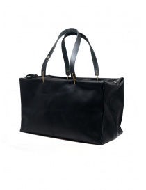 M.A+ piccola borsa bauletto in pelle nera