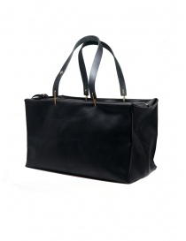 M.A+ small Boston bag in black leather buy online