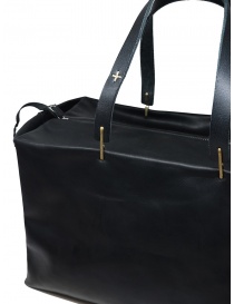 M.A+ small Boston bag in black leather bags buy online